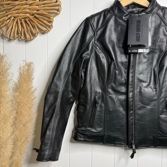 Harley-Davidson leather jacket black - Picture 4 of 15